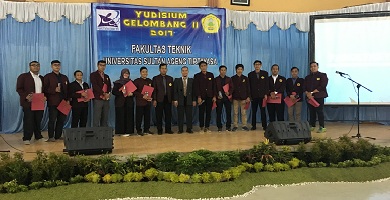 Yudisium Fakultas Teknik Gelombang 2 – 2017