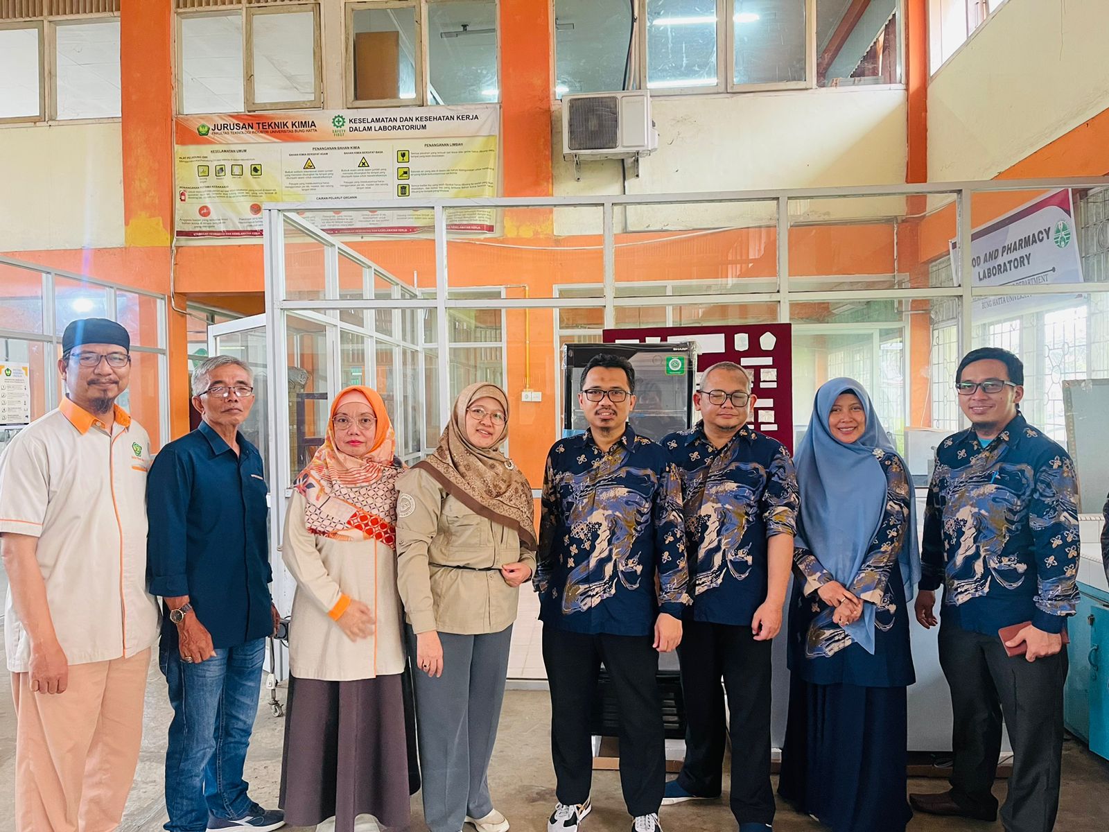 Kunjungan Kerja FT Untirta ke Fakultas Teknologi Industri Universitas Bung Hatta