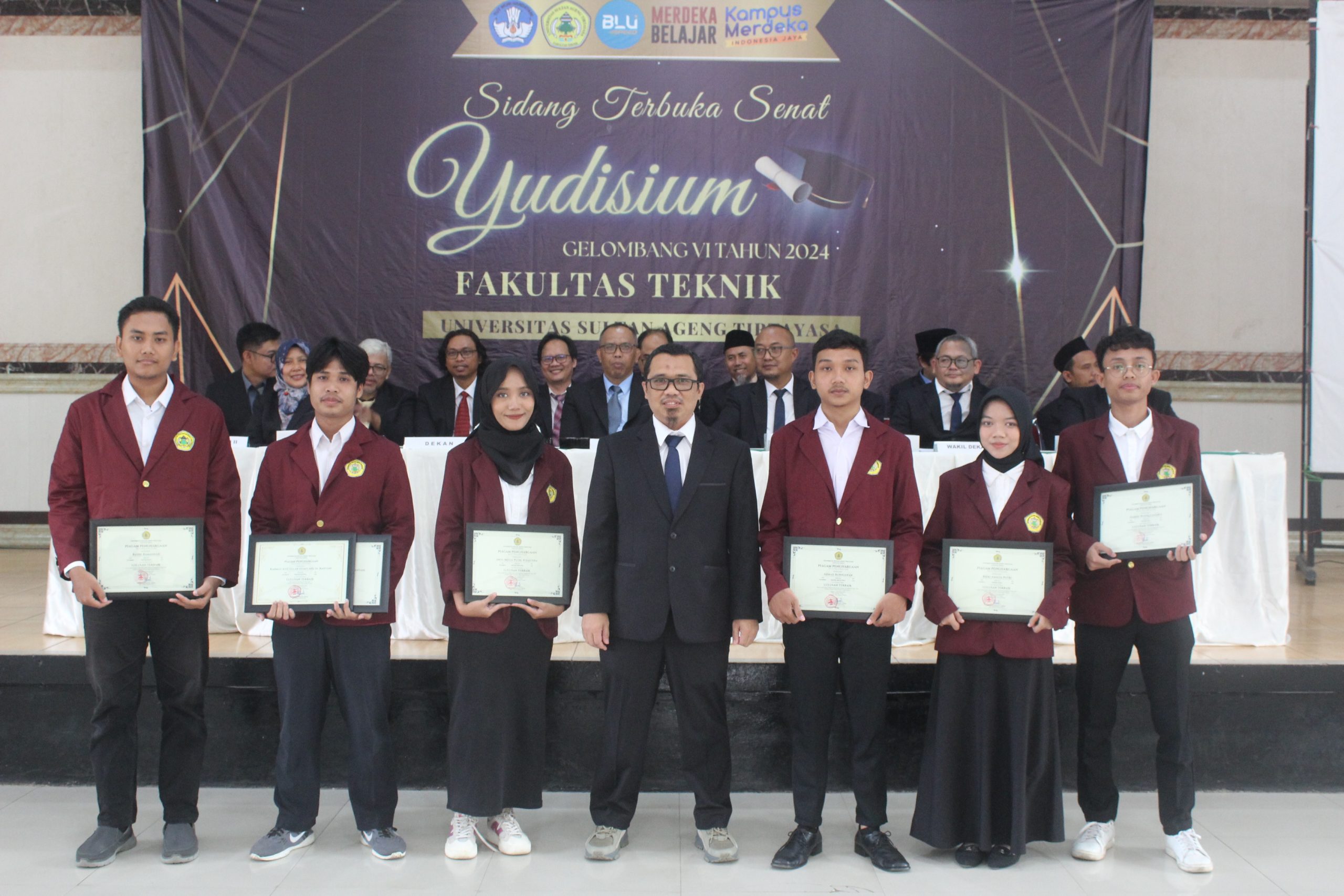 Yudisium Gelombang VI Tahun 2024 Fakultas Teknik Universitas Sultan Ageng Tirtayasa: Melepas Generasi Baru Engineer dengan Penuh Kebanggaan